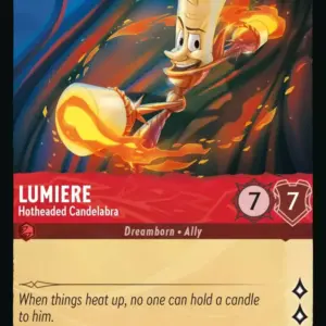 ROTF: 112 Lumiere - Hotheaded Candelabra (Rare)
