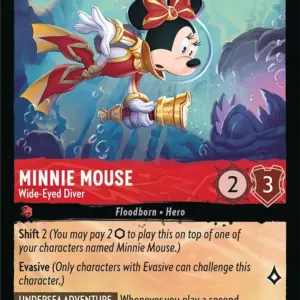 ROTF:  Minnie Mouse - Wide-Eyed Diver Puzzle Insert (Bottom Left) (None)