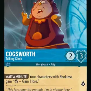 ROTF: 143 Cogsworth - Talking Clock (Uncommon)