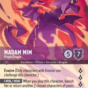 ROTF: 208 Madam Mim - Purple Dragon (Alternate Art) (Enchanted)