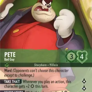 ROTF: 209 Pete - Bad Guy (Alternate Art) (Enchanted)