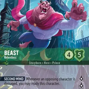 ROTF: 210 Beast - Relentless (Alternate Art) (Enchanted)
