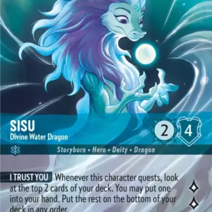 ROTF: 214 Sisu - Divine Water Dragon (Alternate Art) (Enchanted)