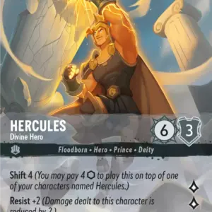 ROTF: 215 Hercules - Divine Hero (Alternate Art) (Enchanted)