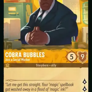 ROTF: 4 Cobra Bubbles - Just a Social Worker (Rare)