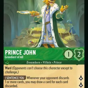 ROTF: 89 Prince John - Greediest of All (Rare)