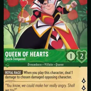 ROTF: 90 Queen of Hearts - Quick-Tempered (Common)