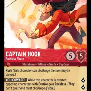 TFC: 107 Captain Hook - Ruthless Pirate (Rare)