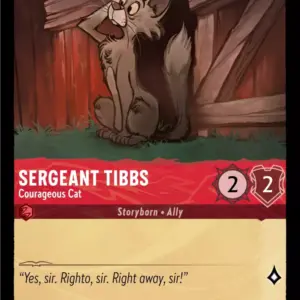 TFC: 124 Sergeant Tibbs - Courageous Cat (Common)