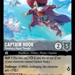 TFC: 175 Captain Hook - Thinking a Happy Thought (Rare)