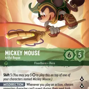 TFC: 210 Mickey Mouse - Artful Rogue (Alternate Art) (Enchanted)
