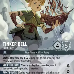 TFC: 216 Tinker Bell - Giant Fairy (Alternate Art) (Enchanted)