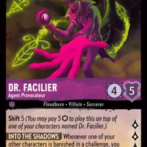 TFC: 37 Dr. Facilier - Agent Provocateur (Rare)