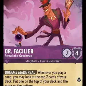 TFC: 39 Dr. Facilier - Remarkable Gentleman (Rare)