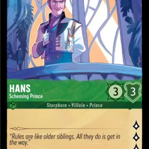 TFC: 78 Hans - Scheming Prince (Rare)